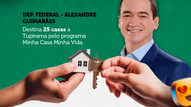 DEPUTADO FEDERAL ALEXANDRA GUIMARES DESTINA 25 CASAS, PELO PROGRAMA MINHA CASA MINHA VIDA